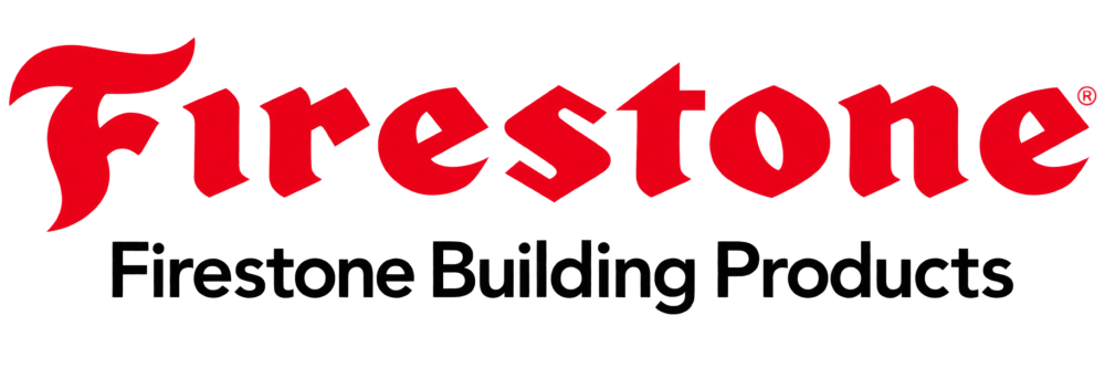 Firestone roofing materials accreditation logo